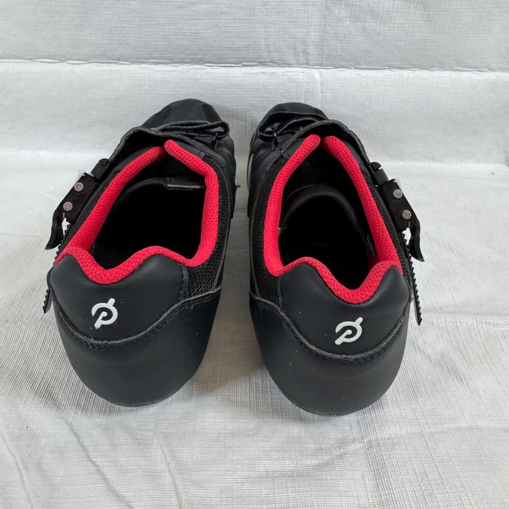 Peloton Cycling Shoes Black Red White PL-SH-02 Size 43 Women 11 - Picture 4 of 7